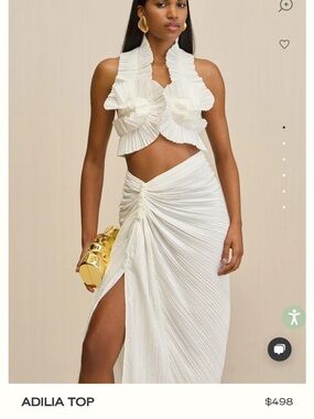 Cult Gaia Adilia Top white - L